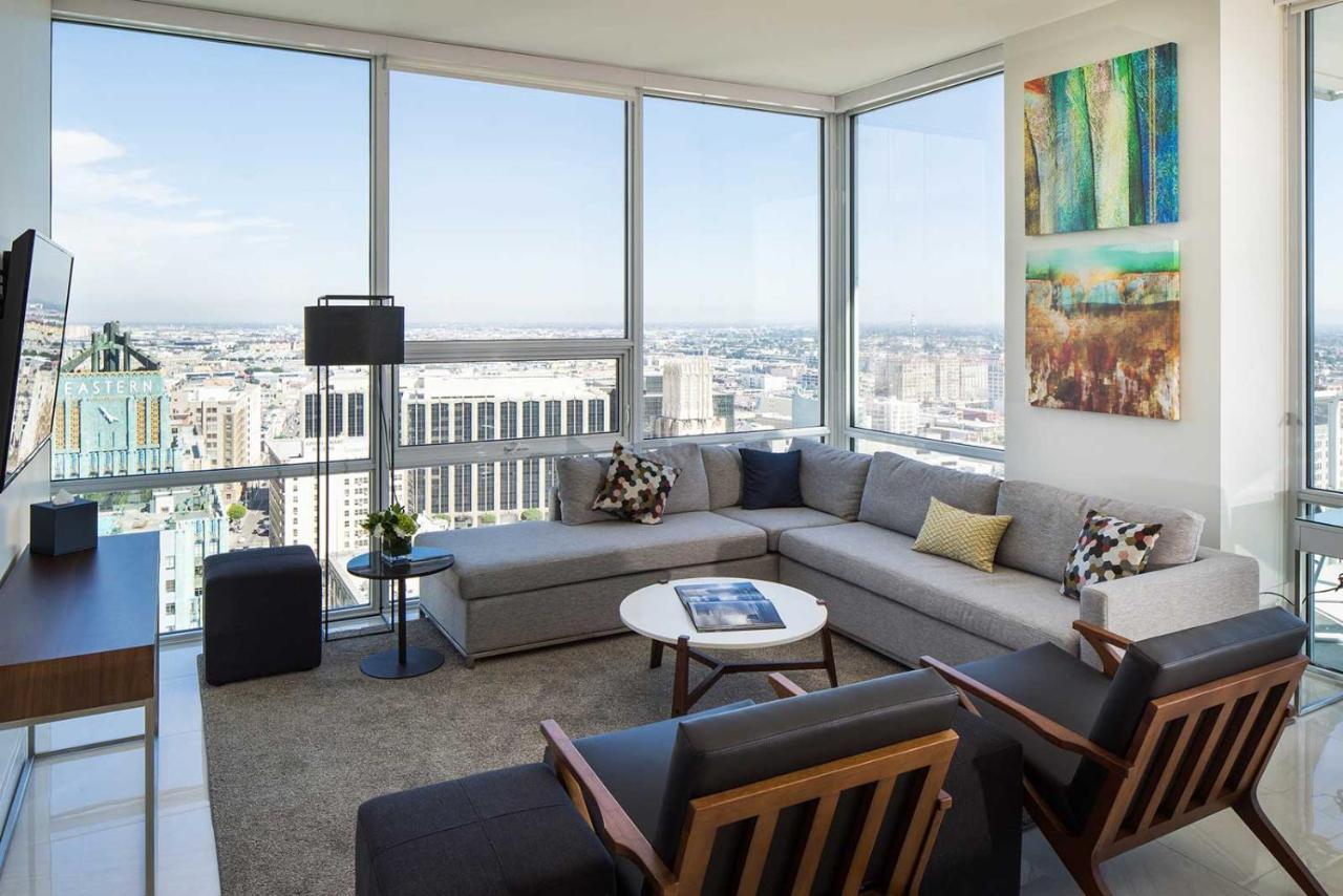 Luxury Highrise Living Downtown La Apartment Los Angeles Exterior photo